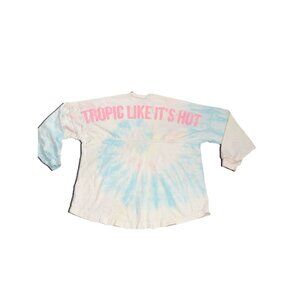 Spirit Jersey Tropic Like It’s Hot Long Sleeve Shirt Medium Tye Dye